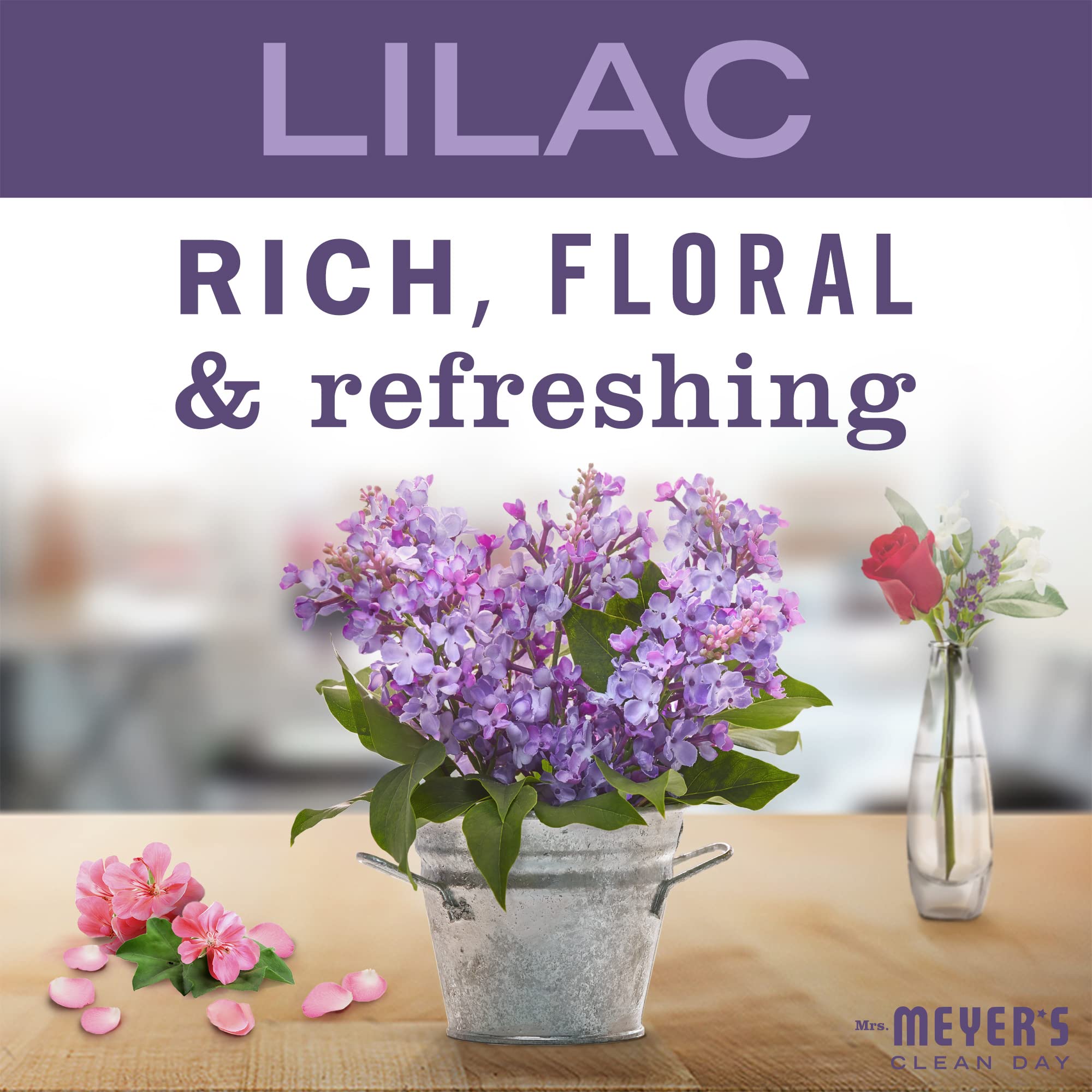 Foto 3 pulgar | Limpiador Diario Mrs. Meyer's Clean Day Con Aroma A Lila  480 Ml (paquete De 3) - Venta Internacional.