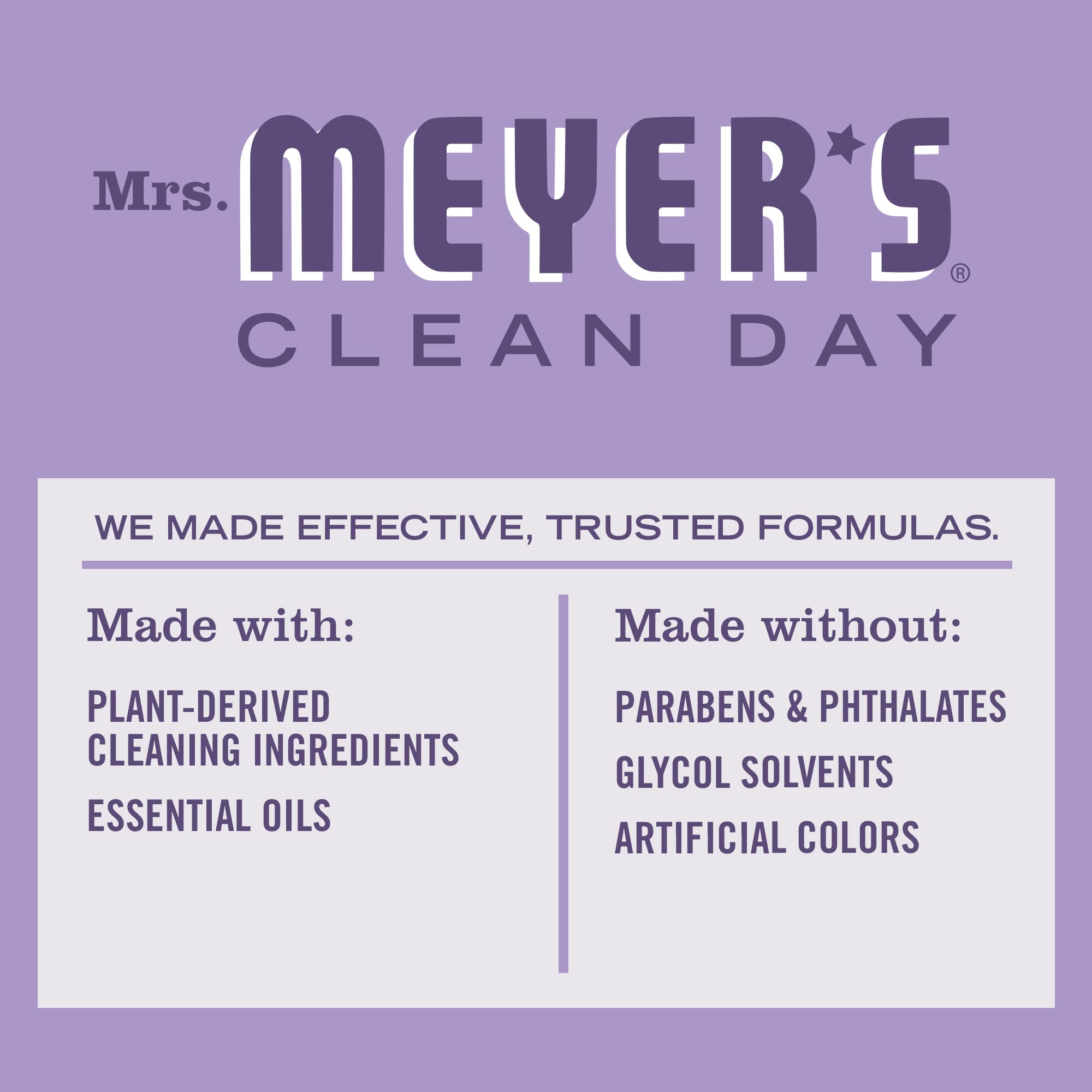 Foto 4 pulgar | Limpiador Diario Mrs. Meyer's Clean Day Con Aroma A Lila  480 Ml (paquete De 3) - Venta Internacional.