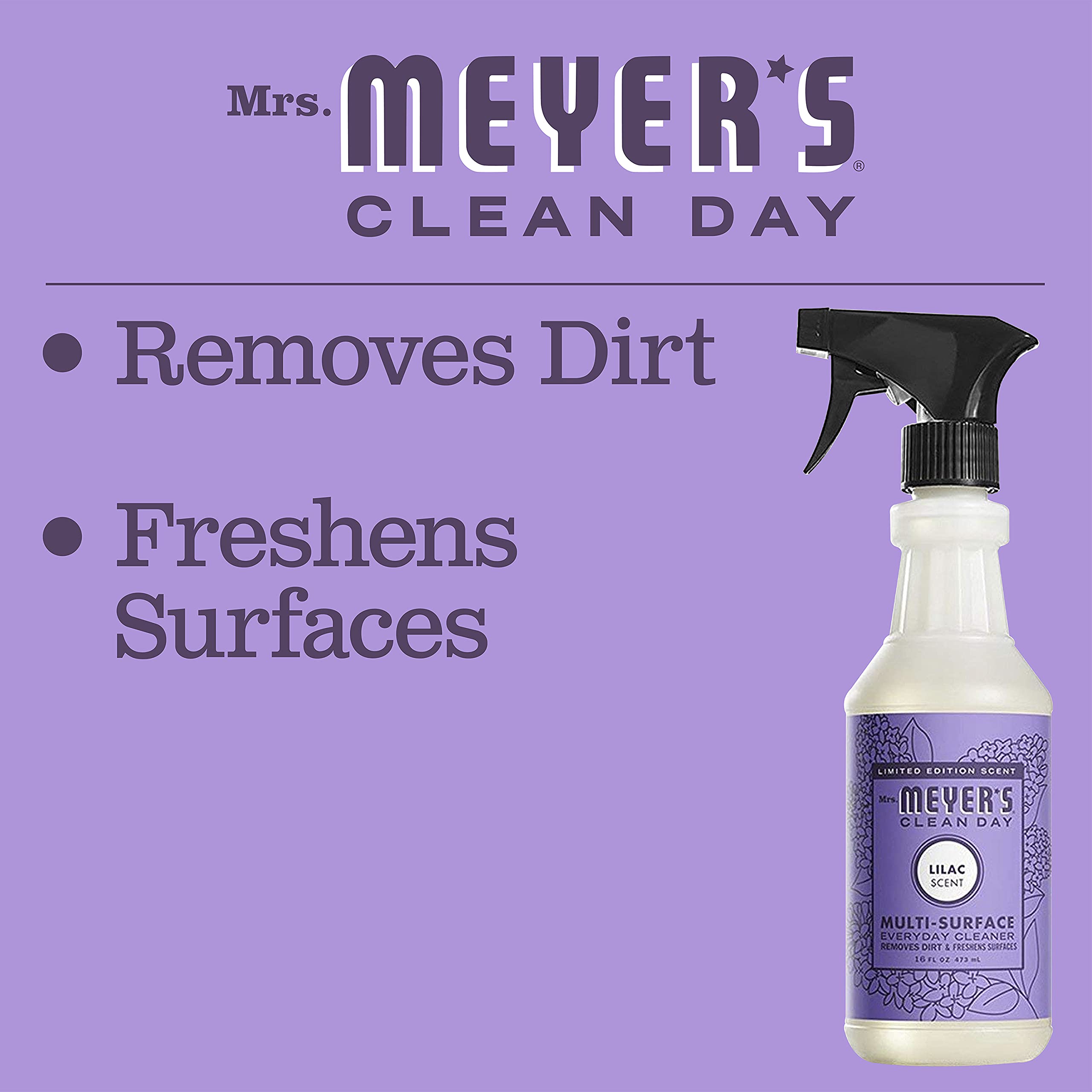 Foto 5 pulgar | Limpiador Diario Mrs. Meyer's Clean Day Con Aroma A Lila  480 Ml (paquete De 3) - Venta Internacional.