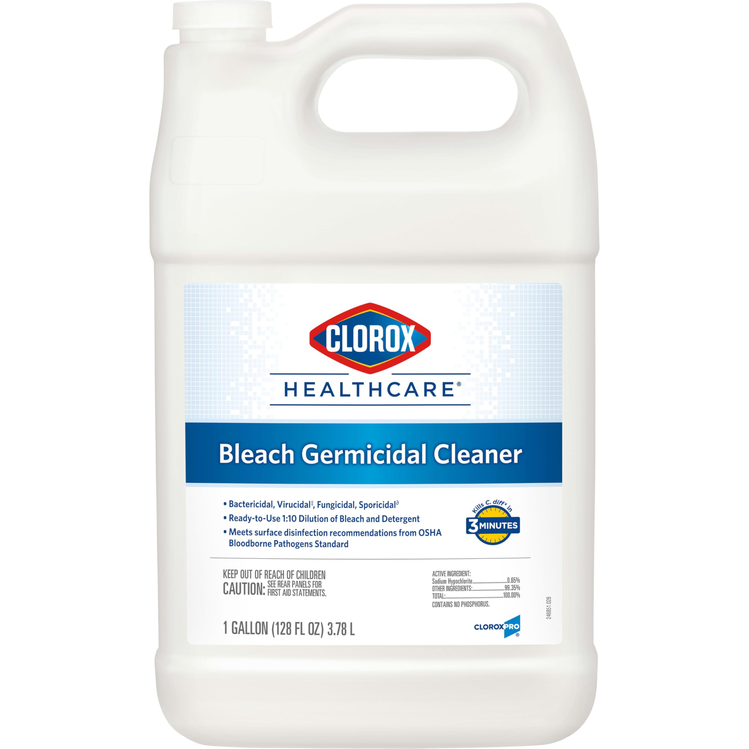 Foto 2 pulgar | Cleaner Refill Clorox Healthcare Bleach Germicide 3.8 L - Venta Internacional.