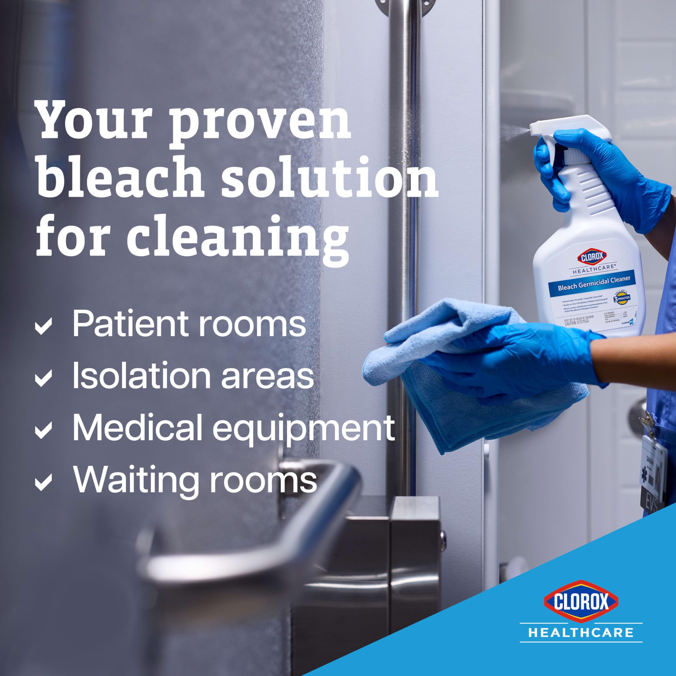 Foto 5 pulgar | Cleaner Refill Clorox Healthcare Bleach Germicide 3.8 L - Venta Internacional.
