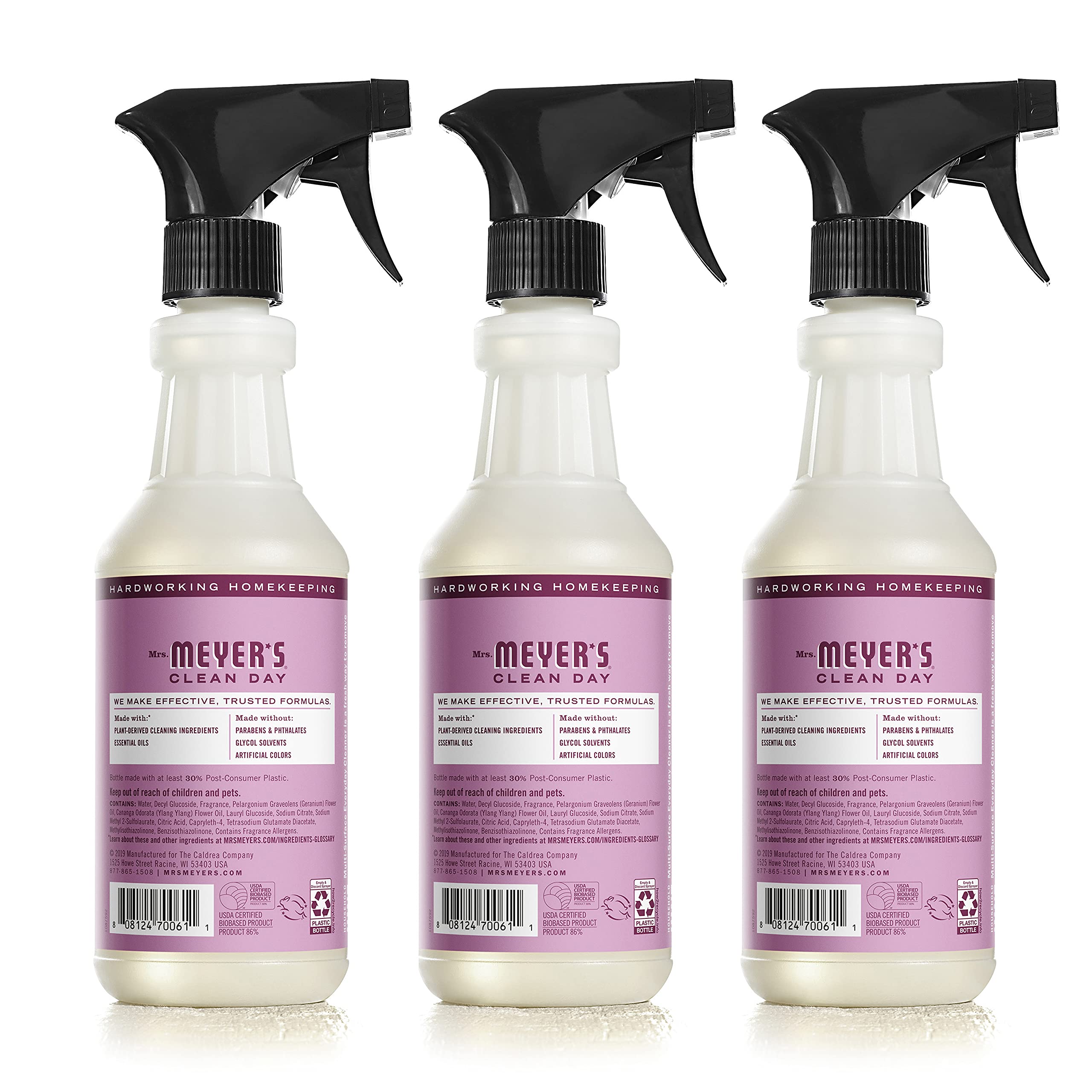 Foto 3 pulgar | Spray Limpiador Multiusos Mrs. Meyer's Clean Day Peony  500 Ml X 3 - Venta Internacional.