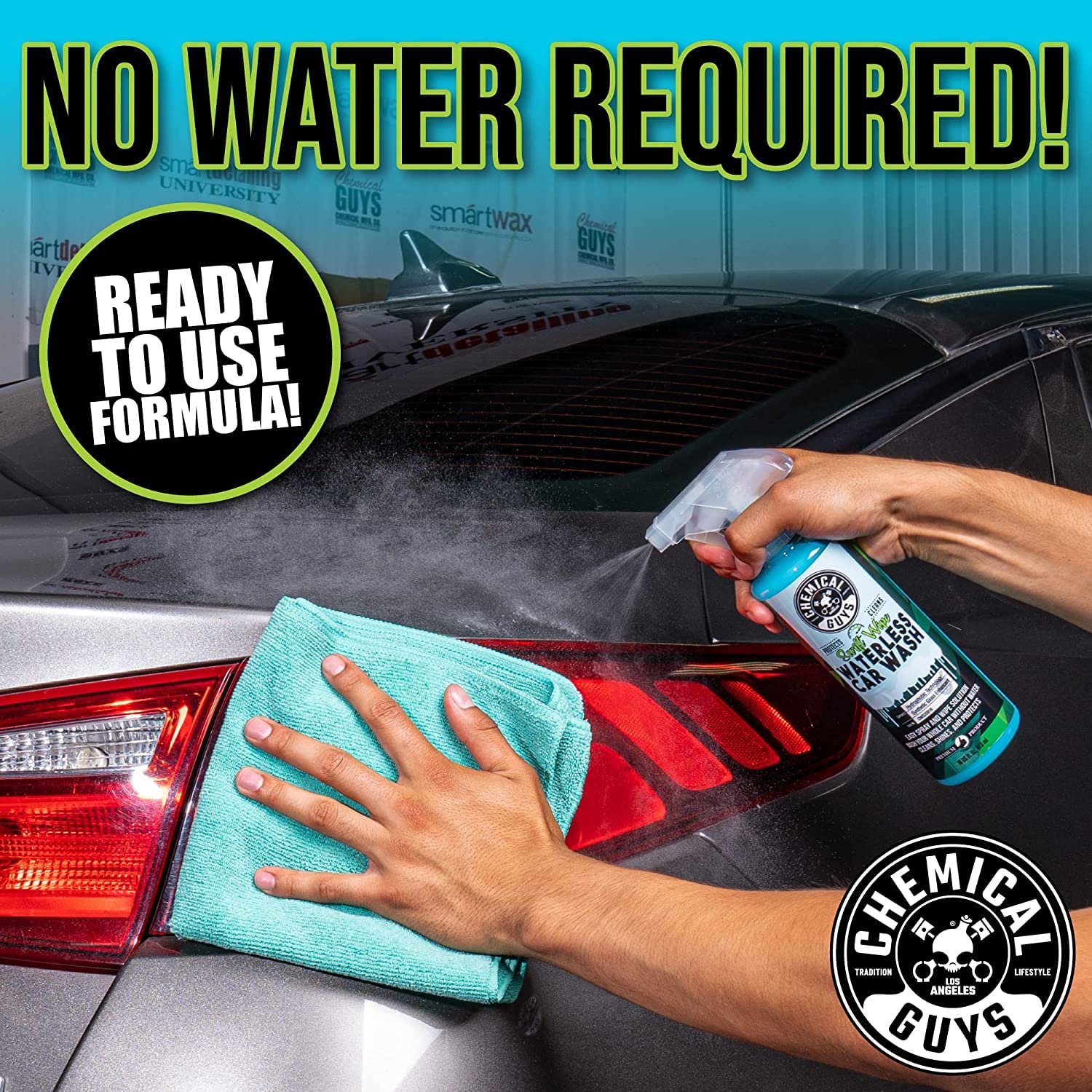 Foto 3 pulgar | Toallita Rápida Waterless Car Wash Chemical Guys  473 Ml (paquete De 2) - Venta Internacional.