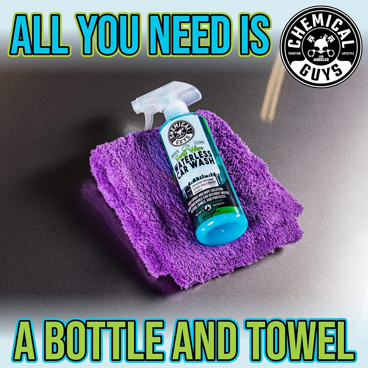 Foto 7 pulgar | Toallita Rápida Waterless Car Wash Chemical Guys  473 Ml (paquete De 2) - Venta Internacional.