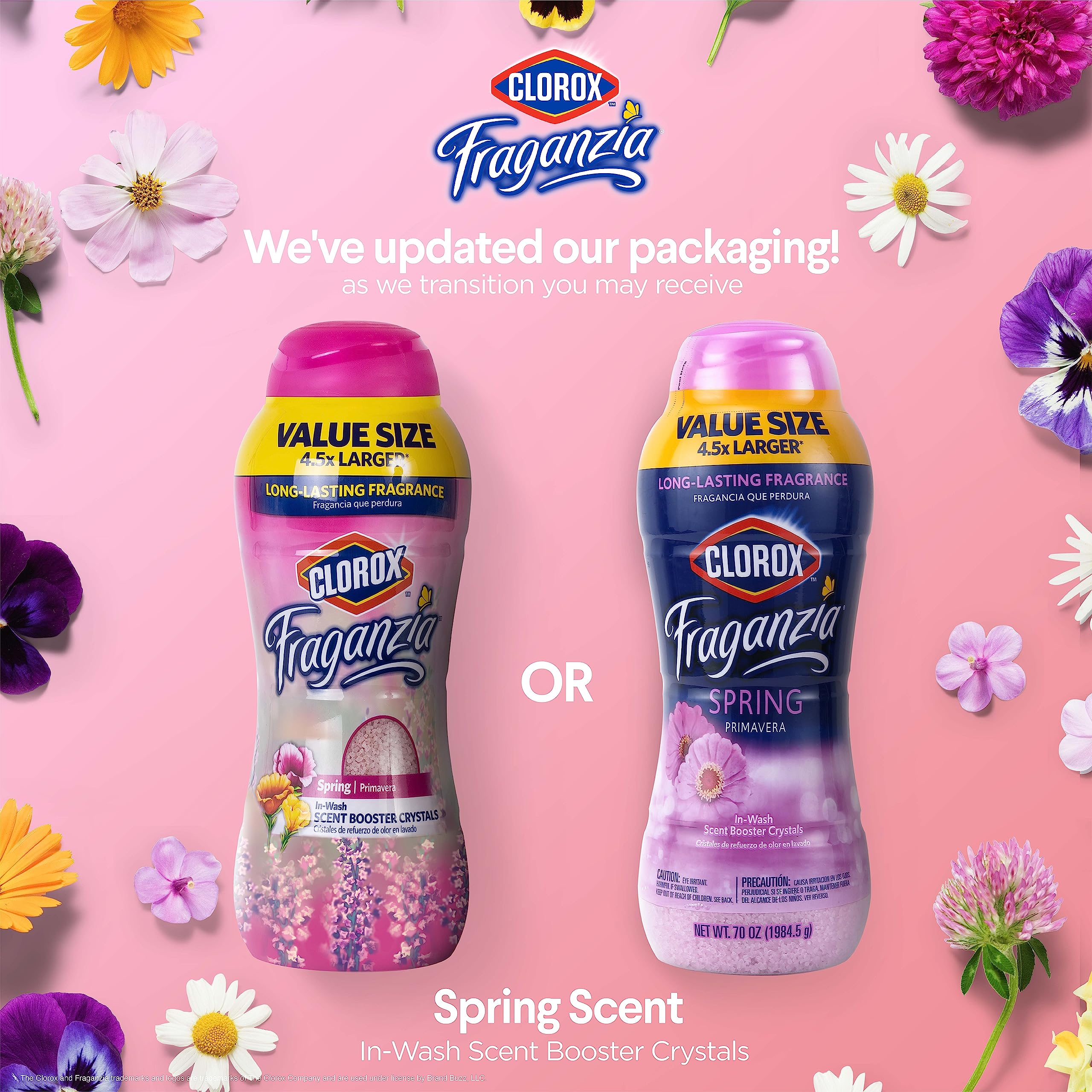 Foto 3 pulgar | Cristales Potenciadores De Aroma Para Lavandería Clorox Fraganzia Spring  2 Litros - Venta Internacional.