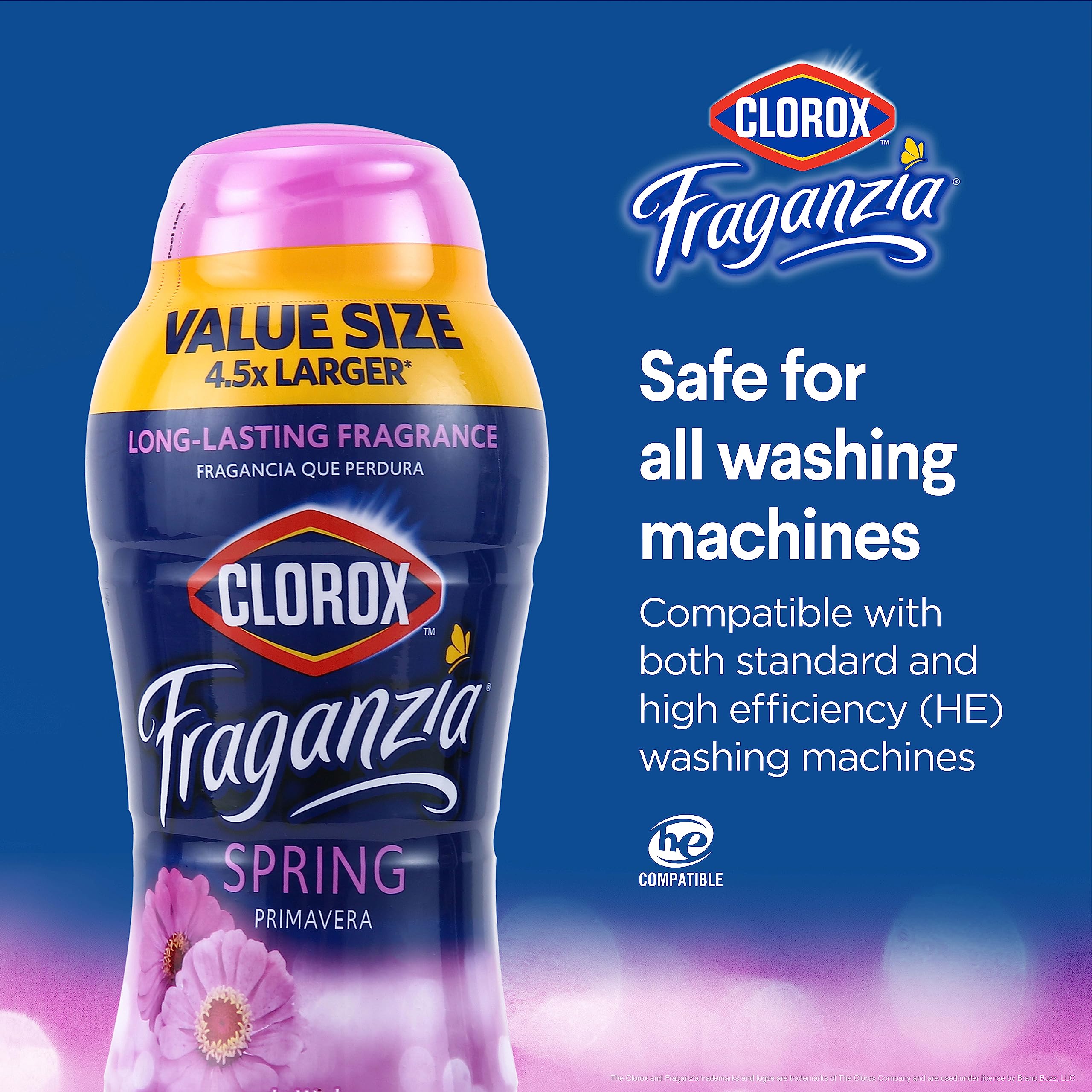 Foto 6 pulgar | Cristales Potenciadores De Aroma Para Lavandería Clorox Fraganzia Spring  2 Litros - Venta Internacional.