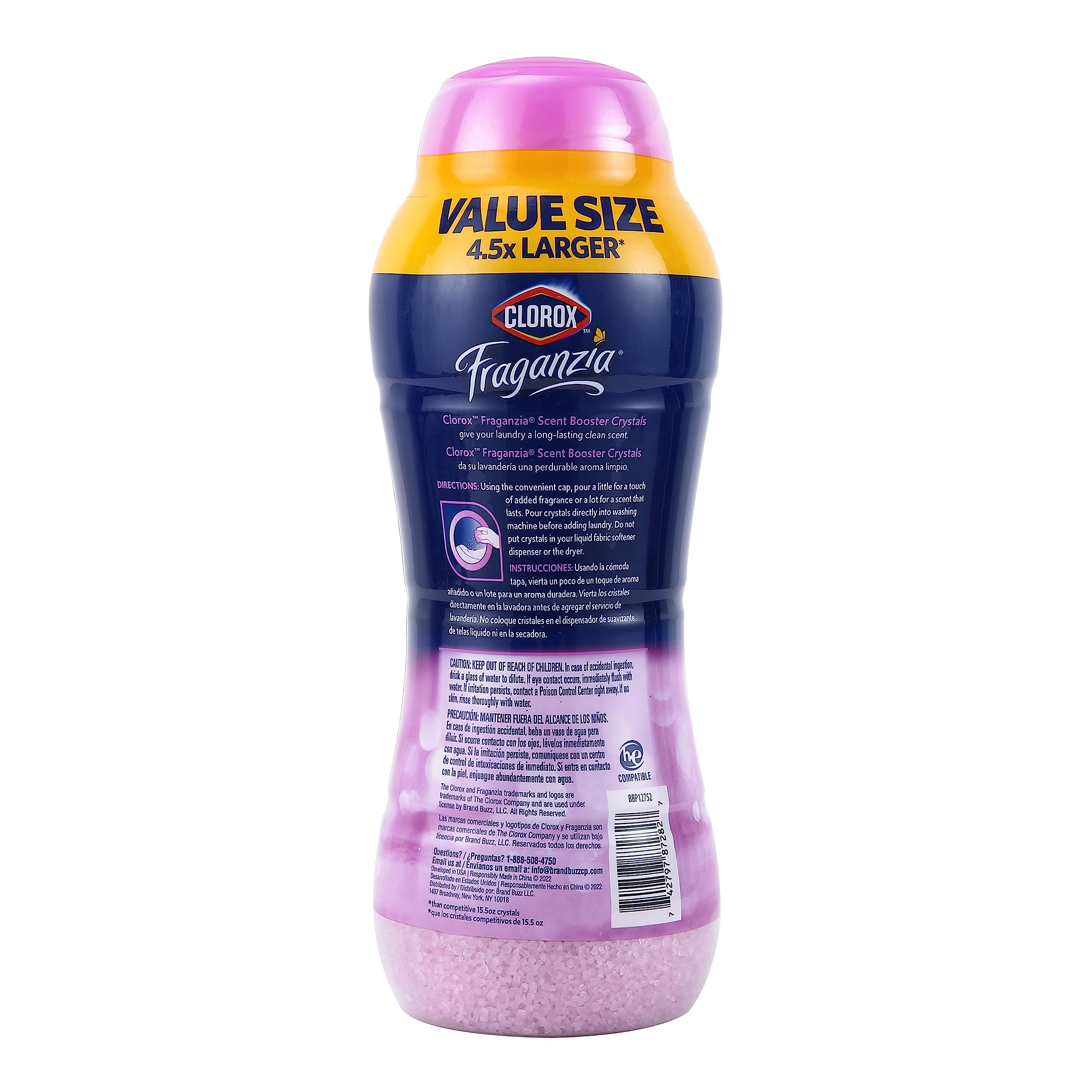 Foto 7 pulgar | Cristales Potenciadores De Aroma Para Lavandería Clorox Fraganzia Spring  2 Litros - Venta Internacional.