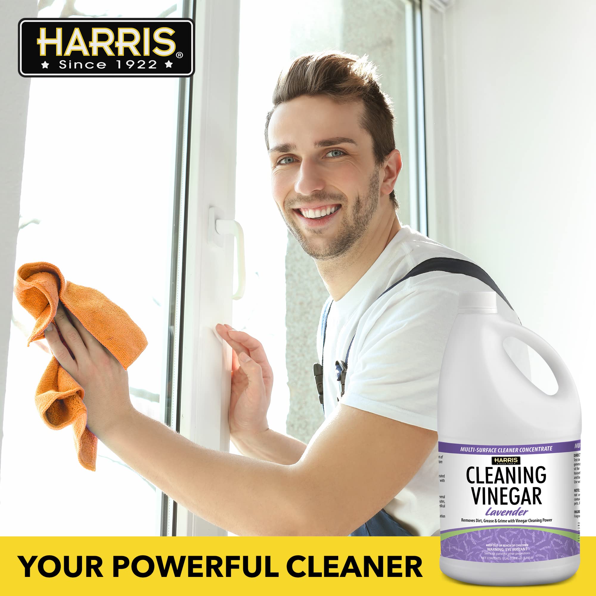 Foto 5 pulgar | Limpiador De Superficies Harris Cleaning Vinagre Lavanda 3 8 L - Venta Internacional.