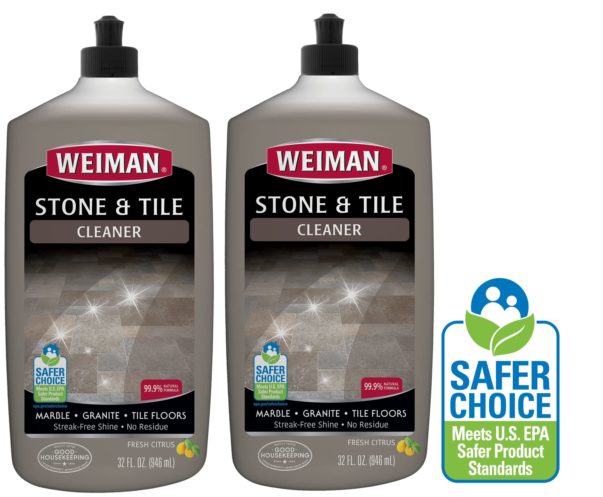 Foto 2 pulgar | Cleaner Weiman Stone Para Baldosas Y Laminados  960 Ml  Paquete De 2 - Venta Internacional.