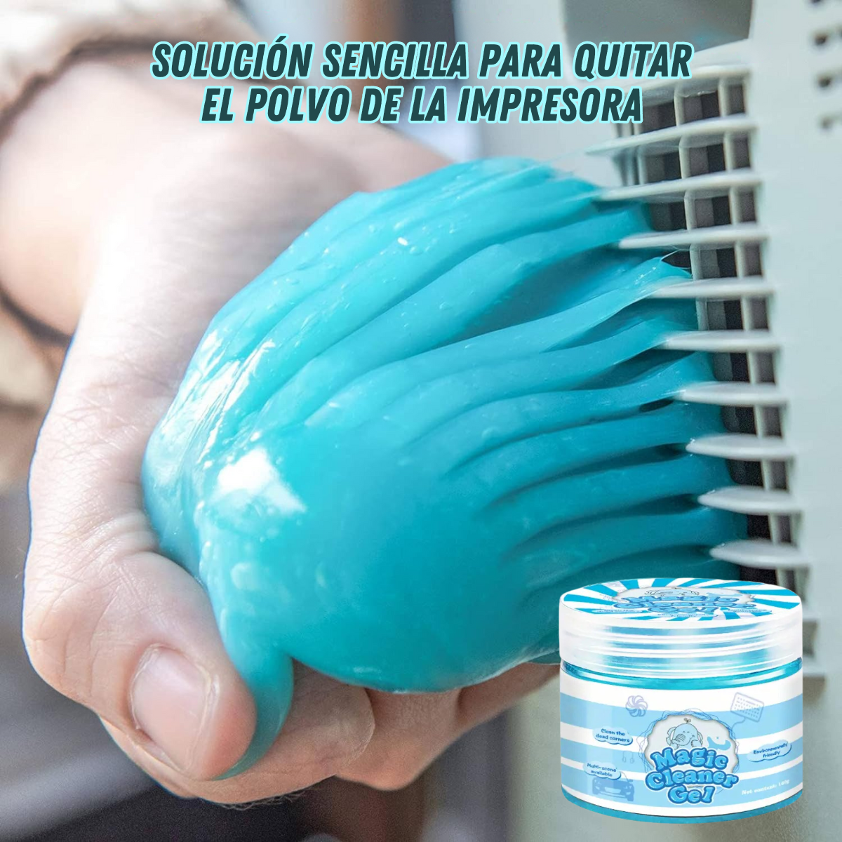 Foto 4 pulgar | Set 4 Slime Limpieza Superficie Multiuso Moldeable Adherente