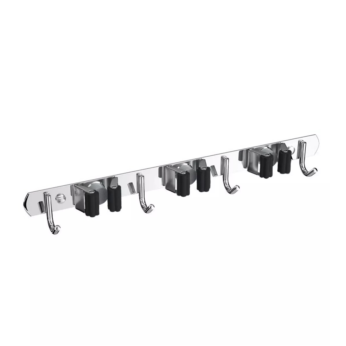 Organizador de Escobas Acero Inoxidable Eo Safe Imports Esi-11532 Plata $419