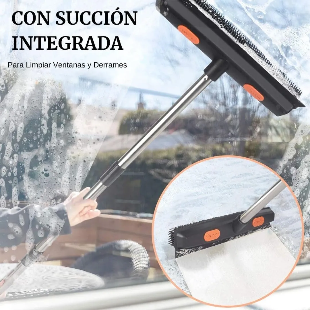 Foto 5 pulgar | Escoba Belug Pro 2 En 1 Cerdas De Hule Con Genericos De Limpieza Negro