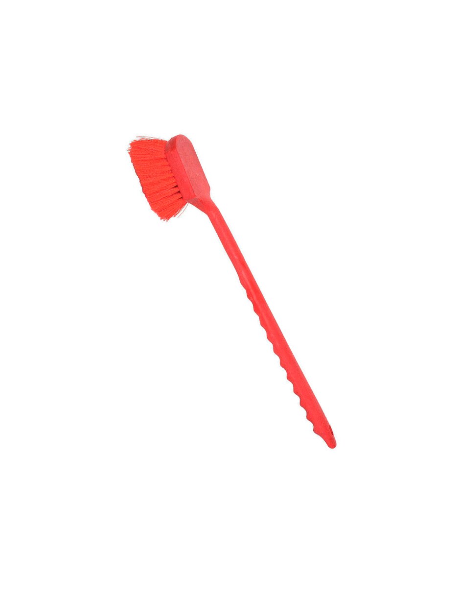 Escobeta En Pbt De Mango Largo Castor color Rojo $284