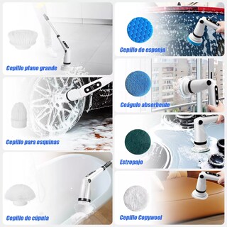 Foto 3 | Cepillo De Limpieza Eléctrico 8 En 1 Inalámbrico Eo Safe Imports Esi-14370 Blanco
