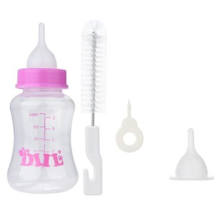 Foto 1 | Set De Biberones Para Mascotas, Gatos Y Perros, Leche Con Tetina Y Cepillo - Venta Internacional.