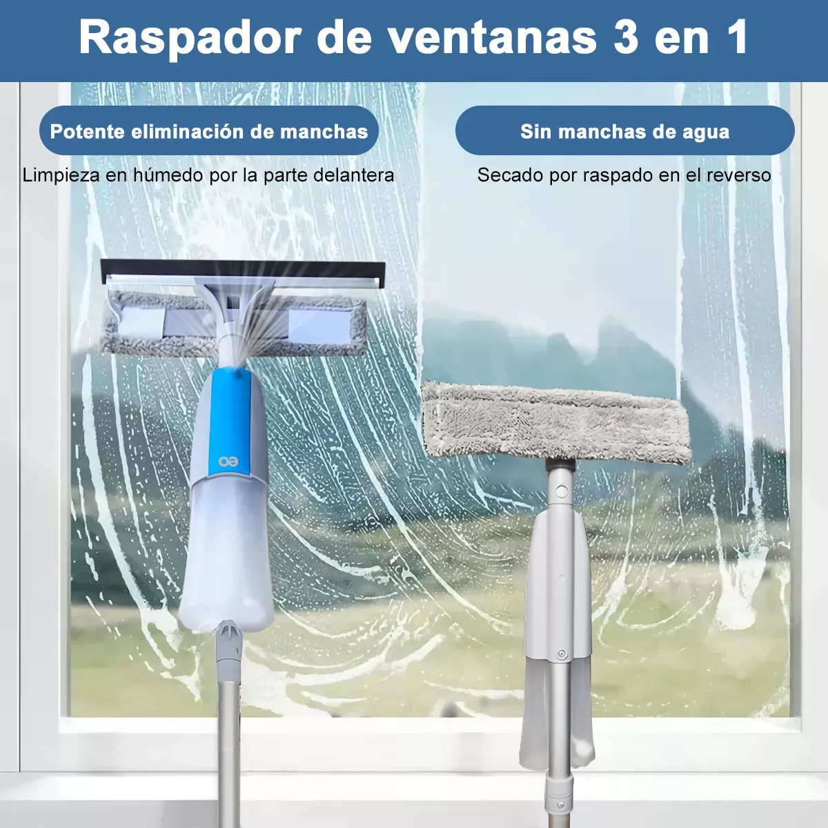 Foto 3 pulgar | Herramienta Limpiador Ventana Escobilla Lavado Ventana Eo Safe Imports Esi-15453-1 Multicolor