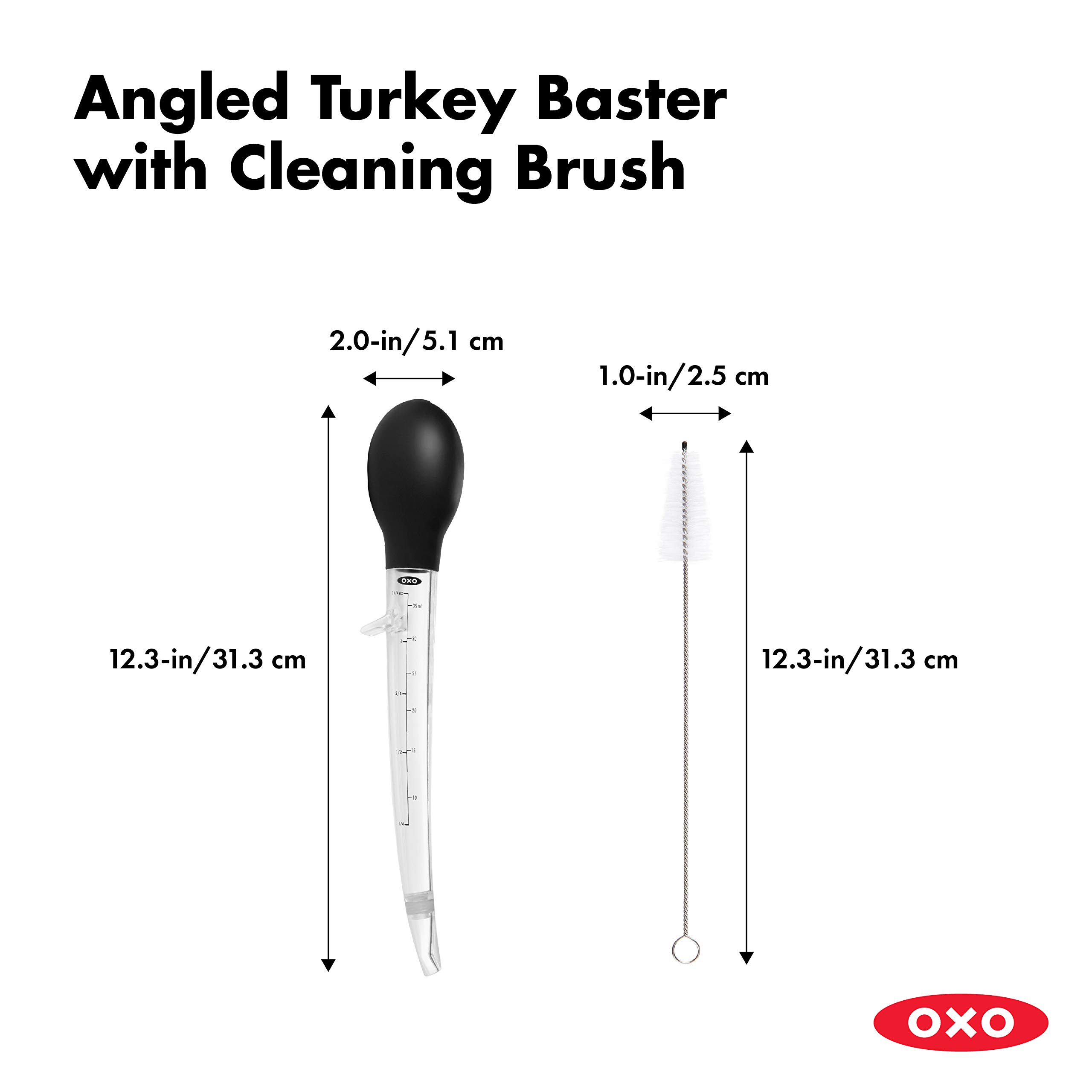 Foto 3 pulgar | Turkey Baster Oxo Good Grips En Ángulo Con Cepillo De Limpieza - Venta Internacional.
