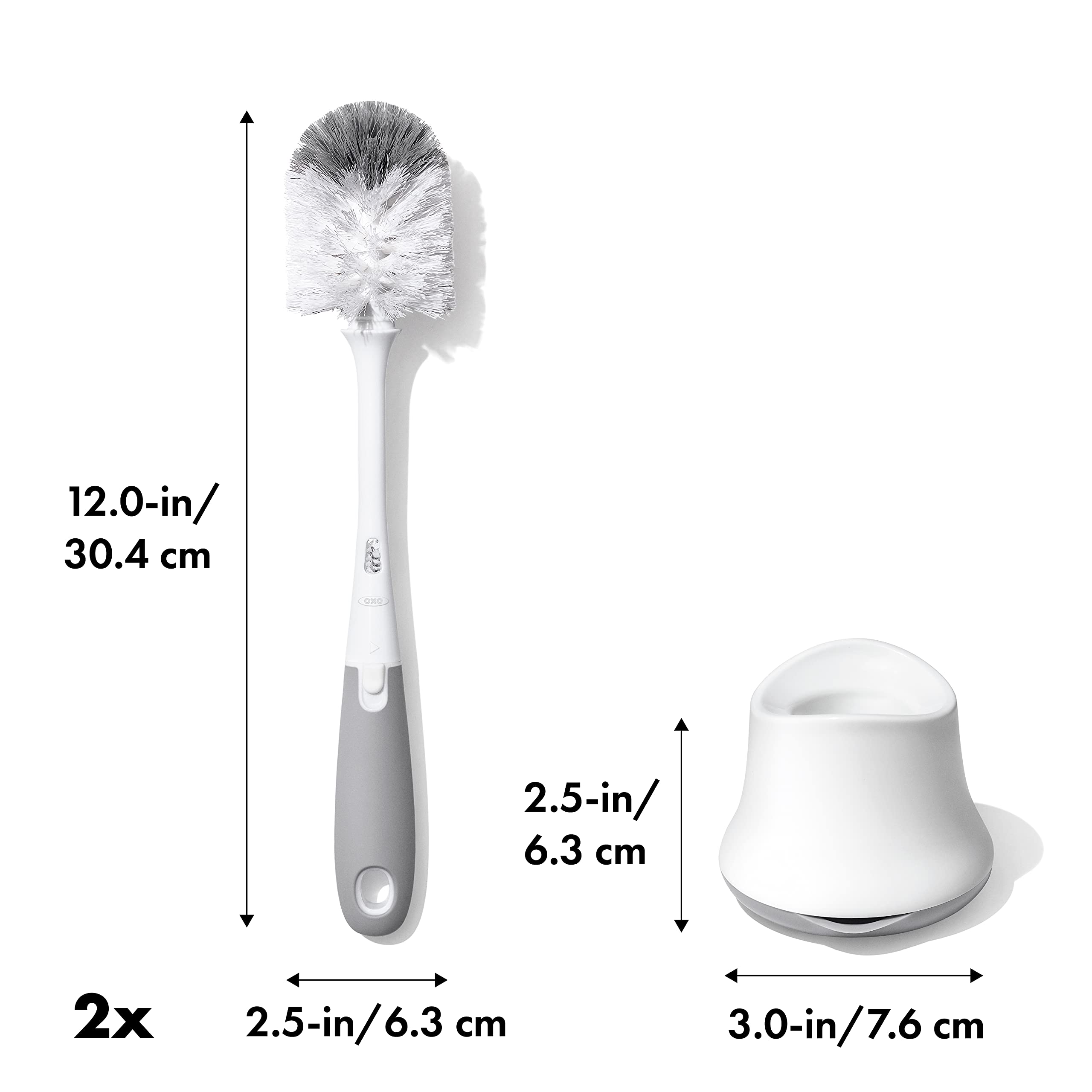 Foto 7 pulgar | Cepillos para Biberones Oxo Tot Grey 2 Pack - Venta Internacional