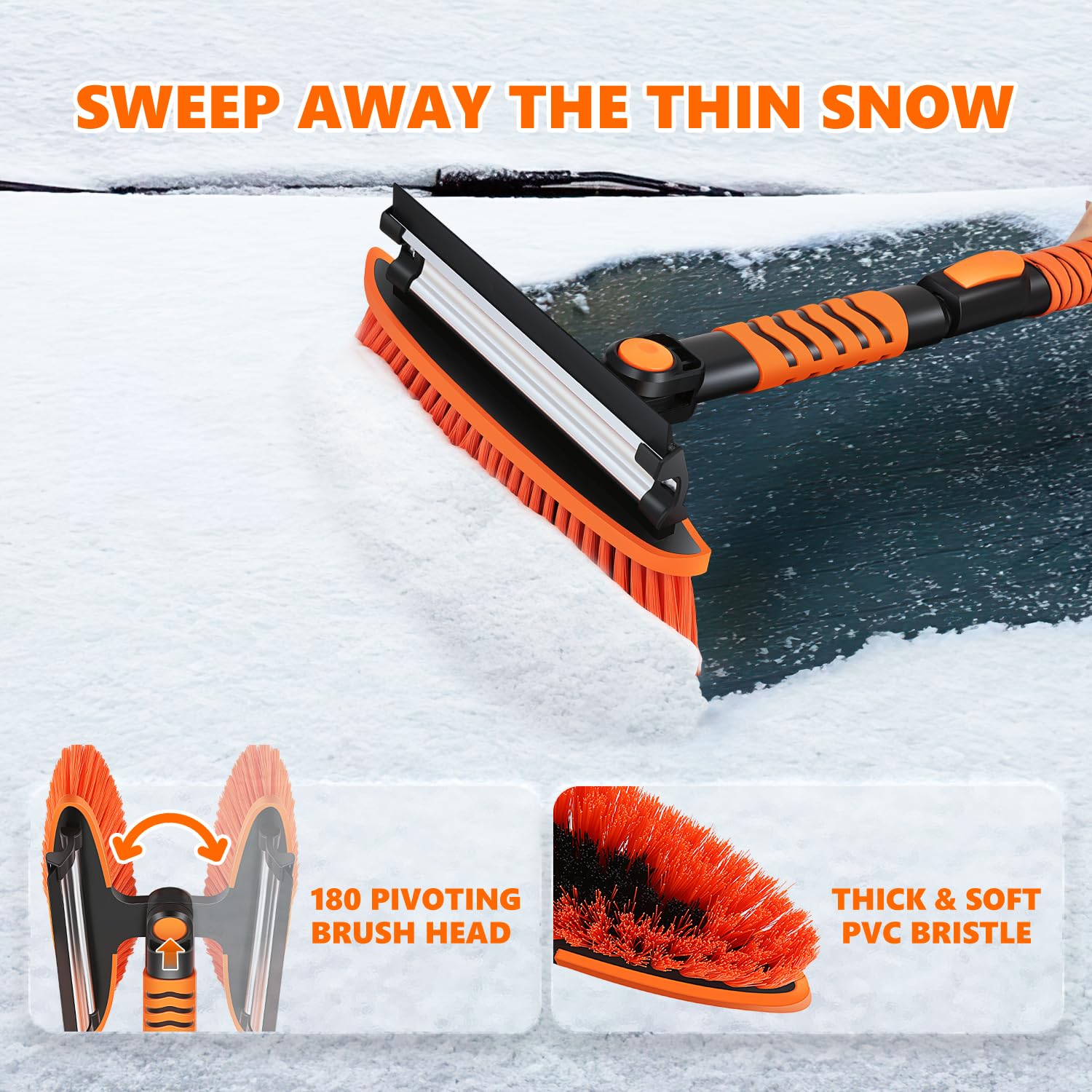 Foto 3 pulgar | Snow Brush Dna Motoring Tools-00376 110 Cm Con Rascador De Hielo - Venta Internacional.