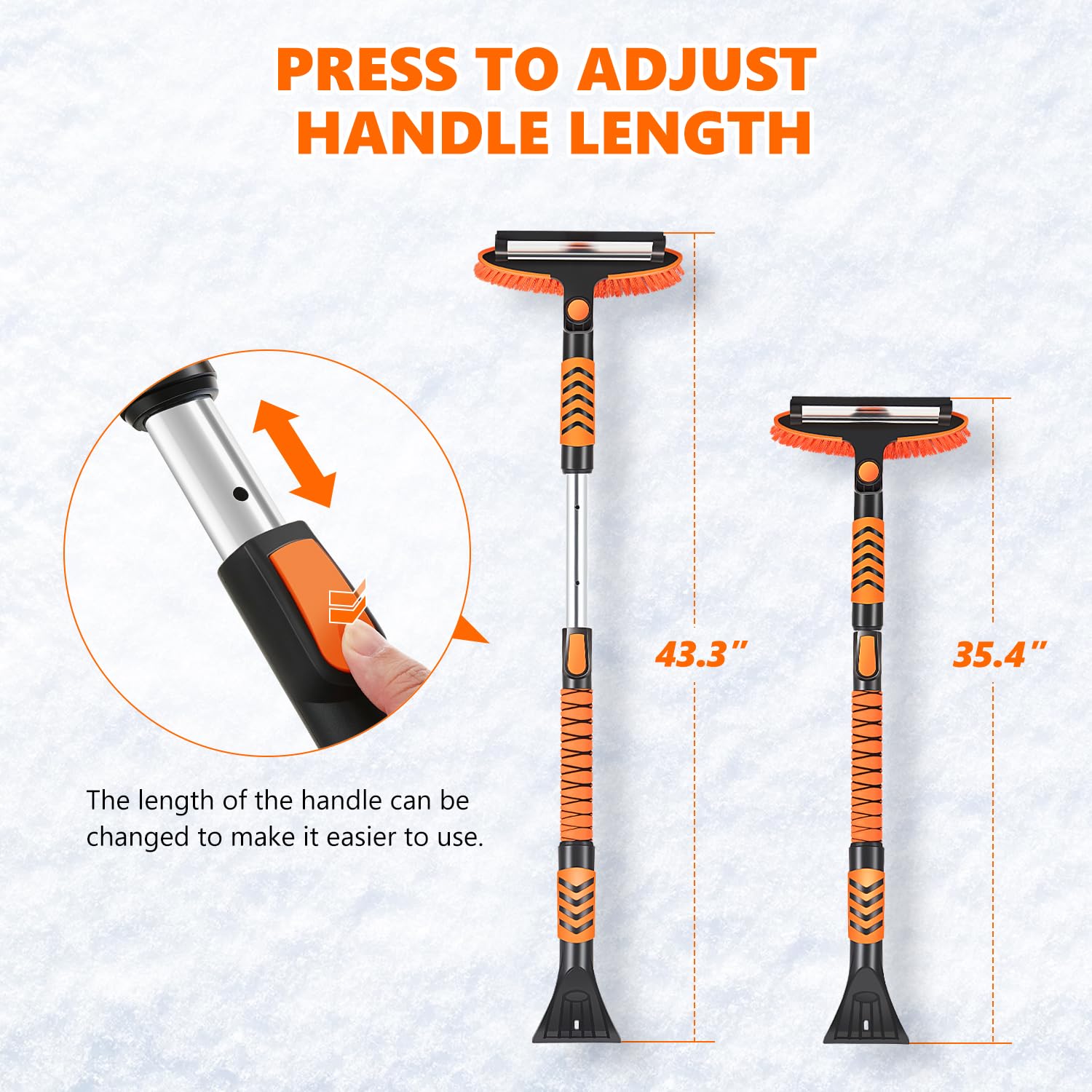 Foto 6 pulgar | Snow Brush Dna Motoring Tools-00376 110 Cm Con Rascador De Hielo - Venta Internacional.