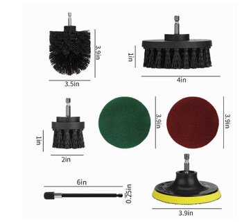 Foto 2 | Juego Xtellar De Cepillos De Limpieza De Taladro Eléctrico 11 Piezas