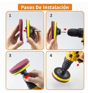Foto 3 | Juego Xtellar De Cepillos De Limpieza De Taladro Eléctrico 11 Piezas