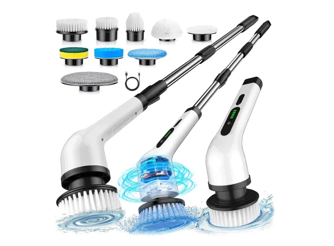 Foto 2 pulgar | Xtellar Cepillo Eléctrico De Limpieza Profunda Para Baño Con 9 Cabezales Intercambiables
