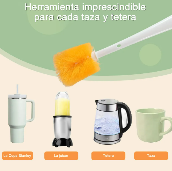 Foto 4 pulgar | Xtellar Cepillo Limpiador 5 En 1 Multifuncional Para Biberones Y Hogar
