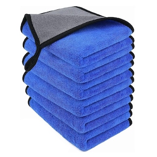 Foto 1 | Toalla Microfibra, Paño Seco Con Toalla Superfina, 6 Pzs Eo Safe Imports Esi-12359 Azul