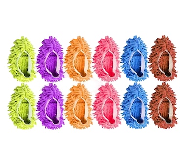 Foto 1 | Pantuflas Limpia Piso de Microfibra Multicolor 6 Pares