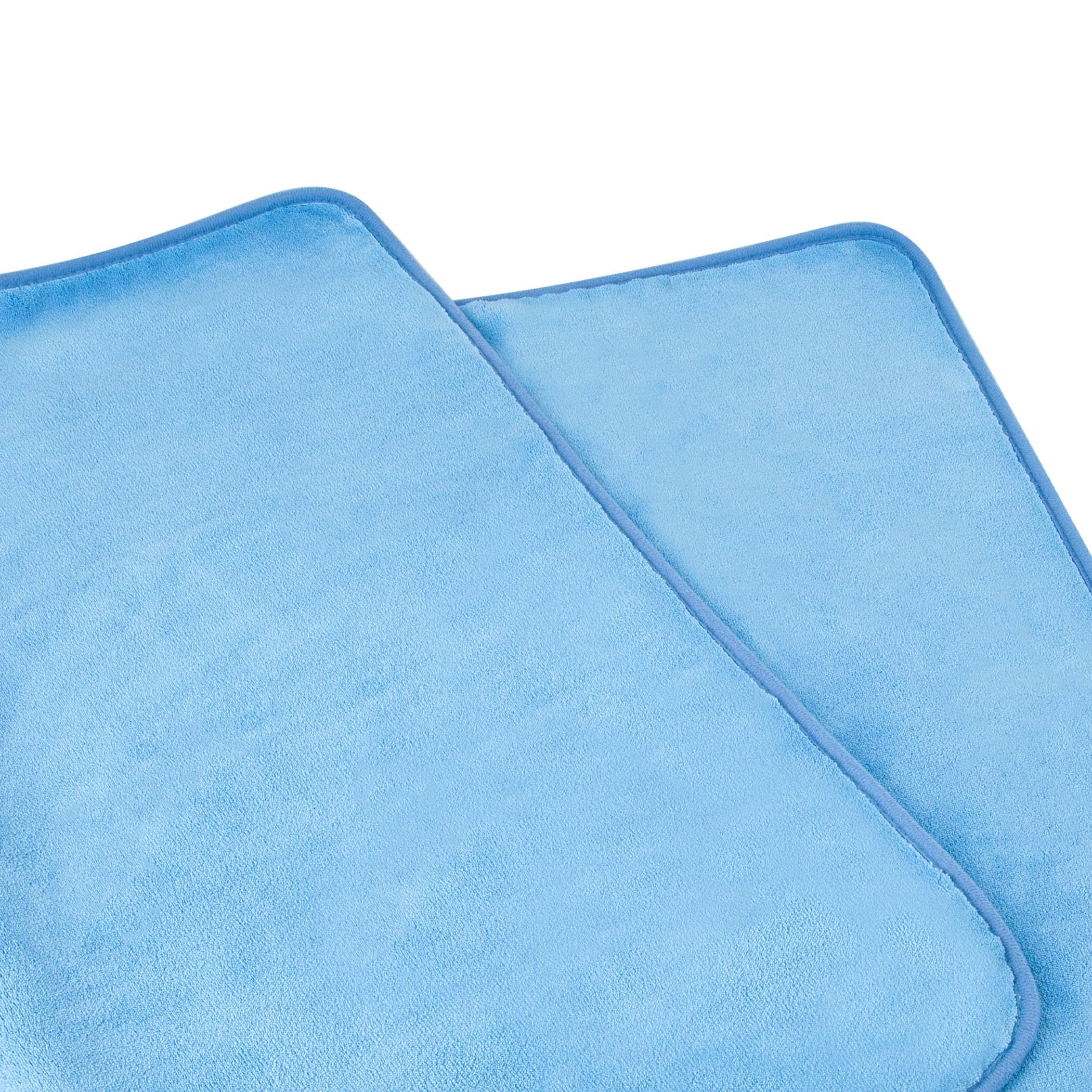 Foto 3 pulgar | Toallas de Microfibra  36 X 25 cm Azul - Venta Internacional