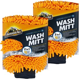 Foto 1 | Car Wash Mitt Armor All Microfiber Noodle Tech, Paquete De 2 - Venta Internacional.