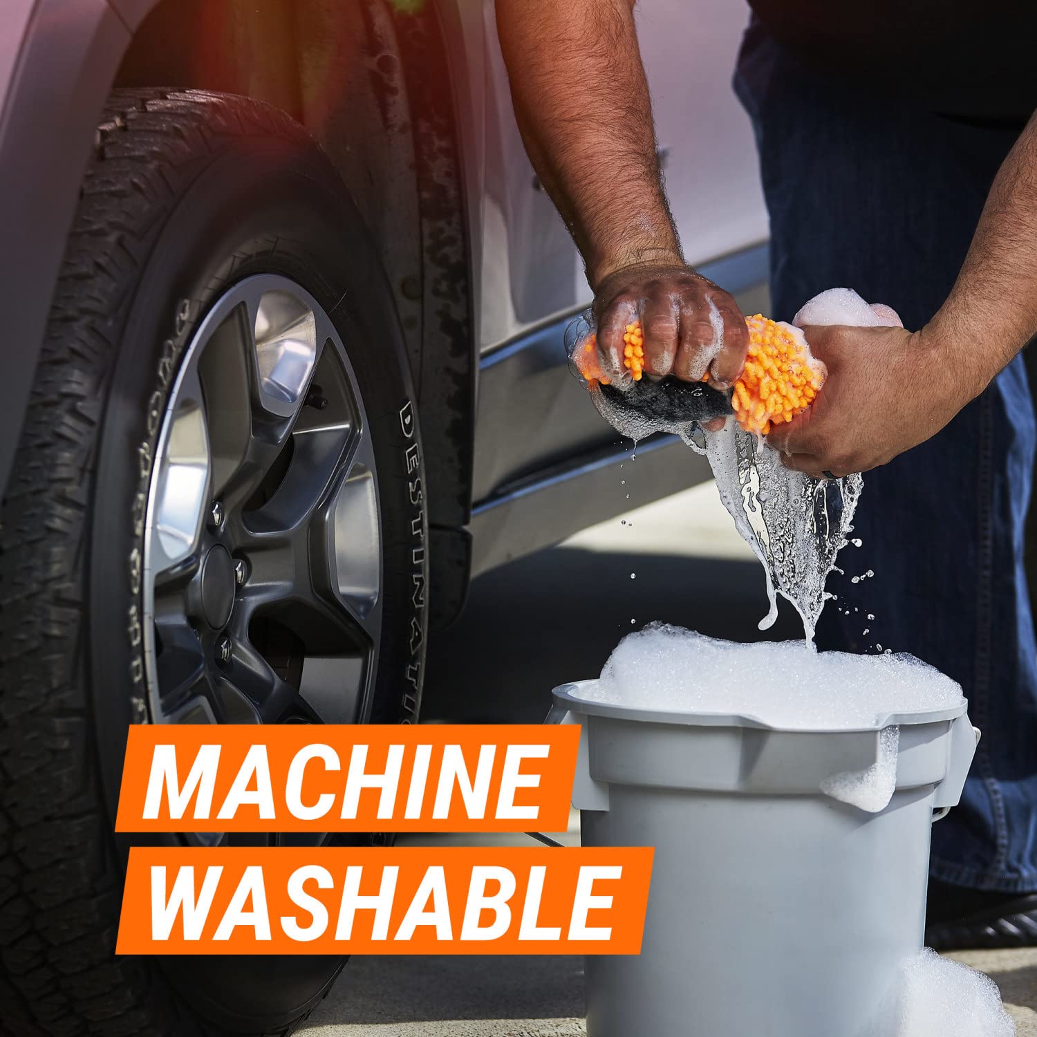 Foto 7 pulgar | Car Wash Mitt Armor All Microfiber Noodle Tech, Paquete De 2 - Venta Internacional.