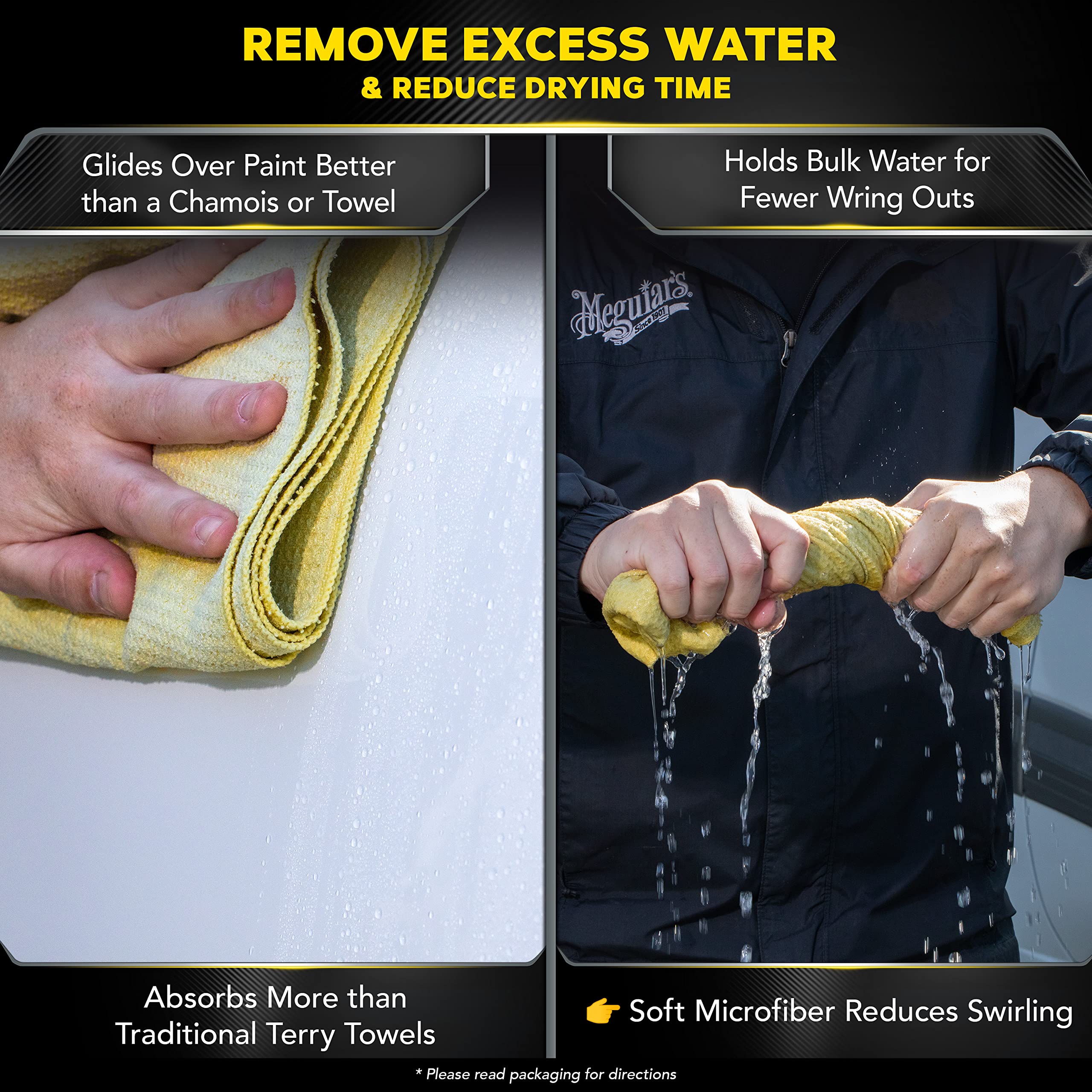Foto 5 pulgar | Toalla de Secado de Microfibra Meguiar's Water Imant- Venta Internacional