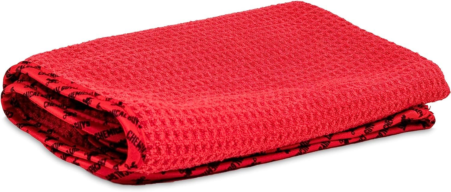Foto 2 pulgar | Towel Chemical Guys Waffle Weave Para Cristal, 60 X 40 Cm, Color Rojo - Venta Internacional.
