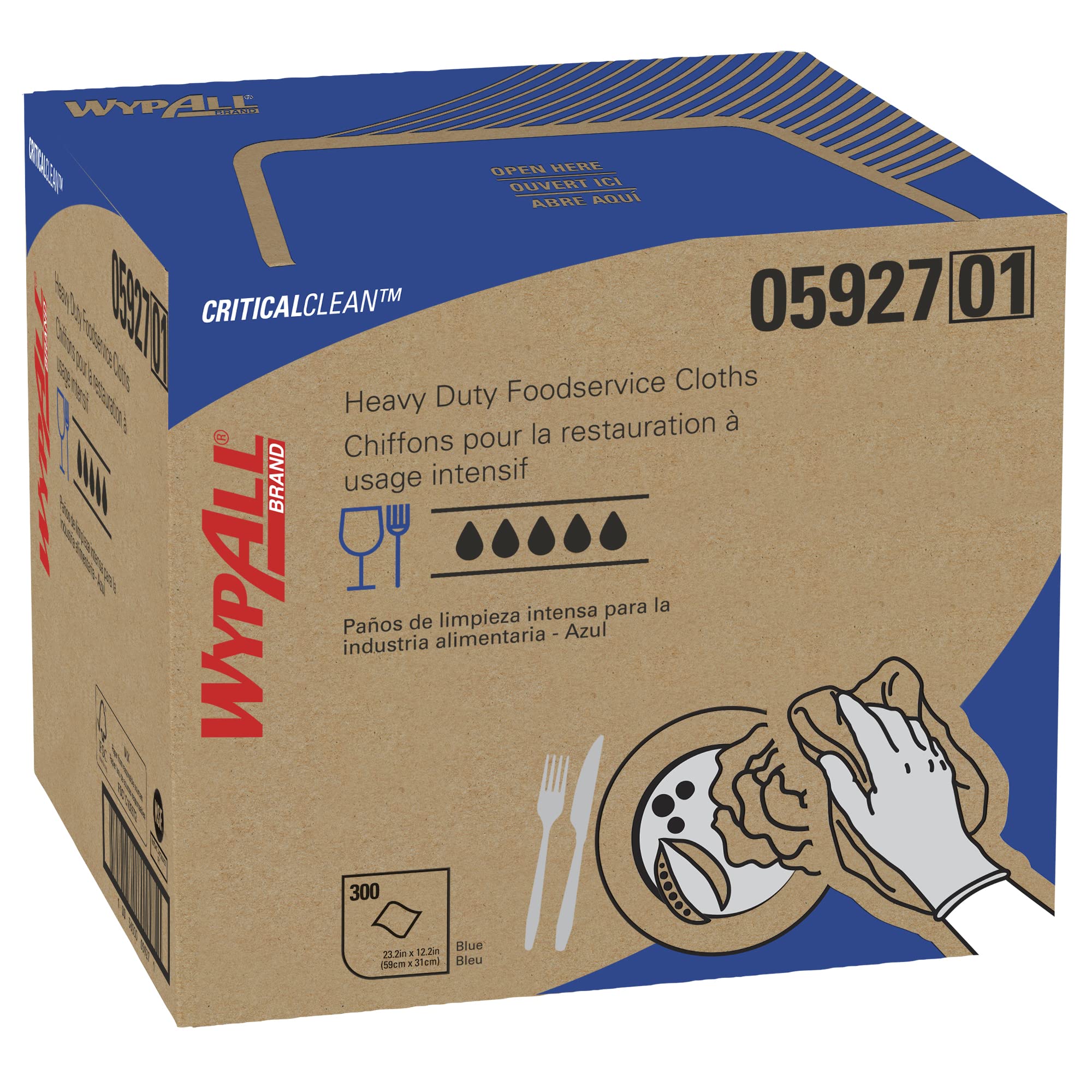Toallitas Wypall Criticalclean De Alta Capacidad, 300 Hojas - Venta Internacional. $2,450
