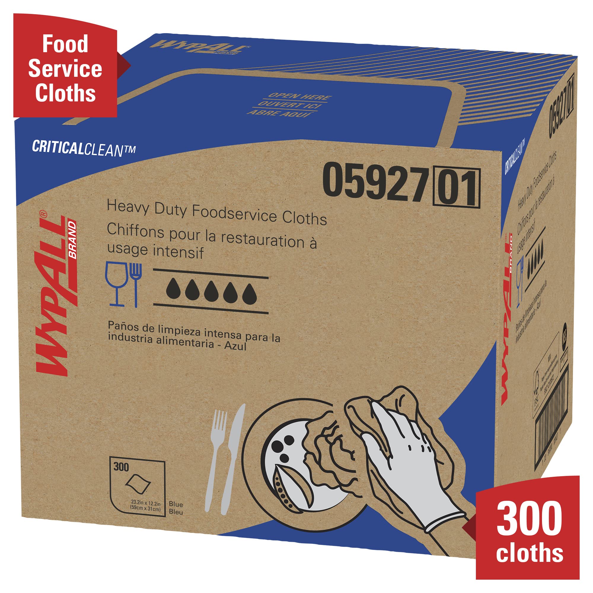 Foto 3 pulgar | Toallitas Wypall Criticalclean De Alta Capacidad, 300 Hojas - Venta Internacional.