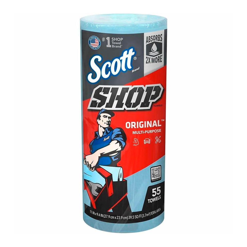 Foto 1 | Toallas De Limpieza Scott Rollo Con 55 Toallas En Precorte Multiusos 27.9cmx23.9cm