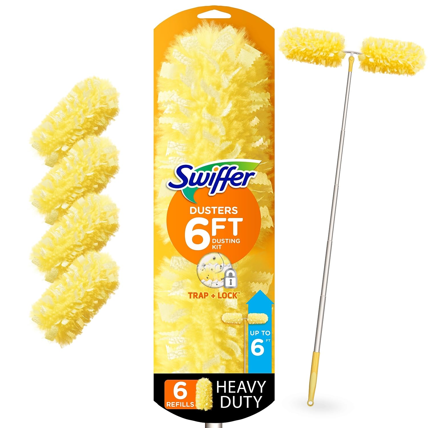 Foto 3 pulgar | Dusters Swiffer Heavy Duty Con Mango Superextensor - Venta Internacional.