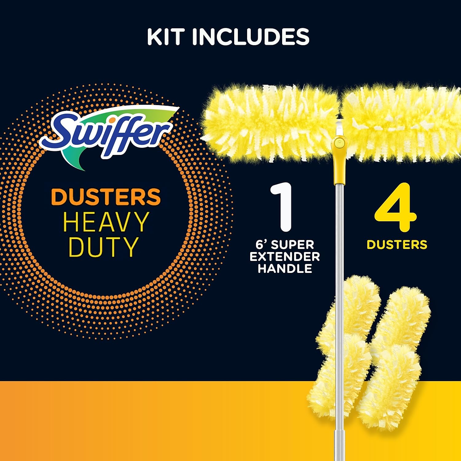 Foto 4 pulgar | Dusters Swiffer Heavy Duty Con Mango Superextensor - Venta Internacional.