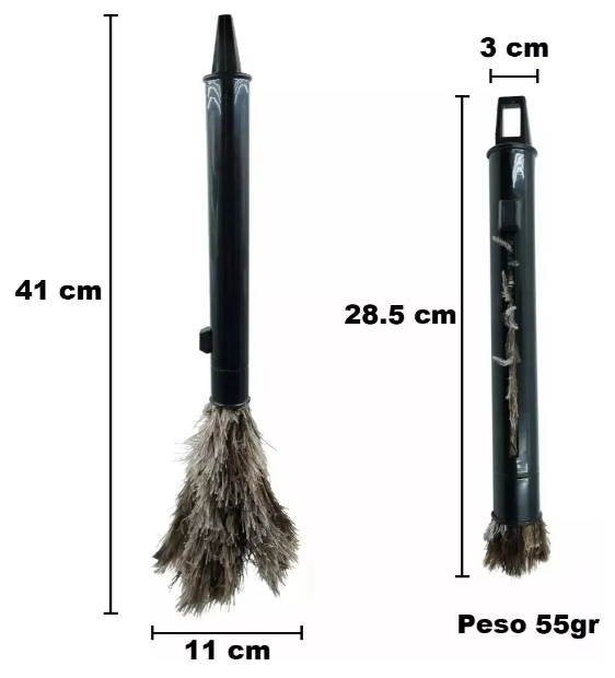 Foto 3 pulgar | Xtellar Set De 2 Plumeros De Avestruz Premium Retráctiles Para Limpieza Profunda Y Delicada