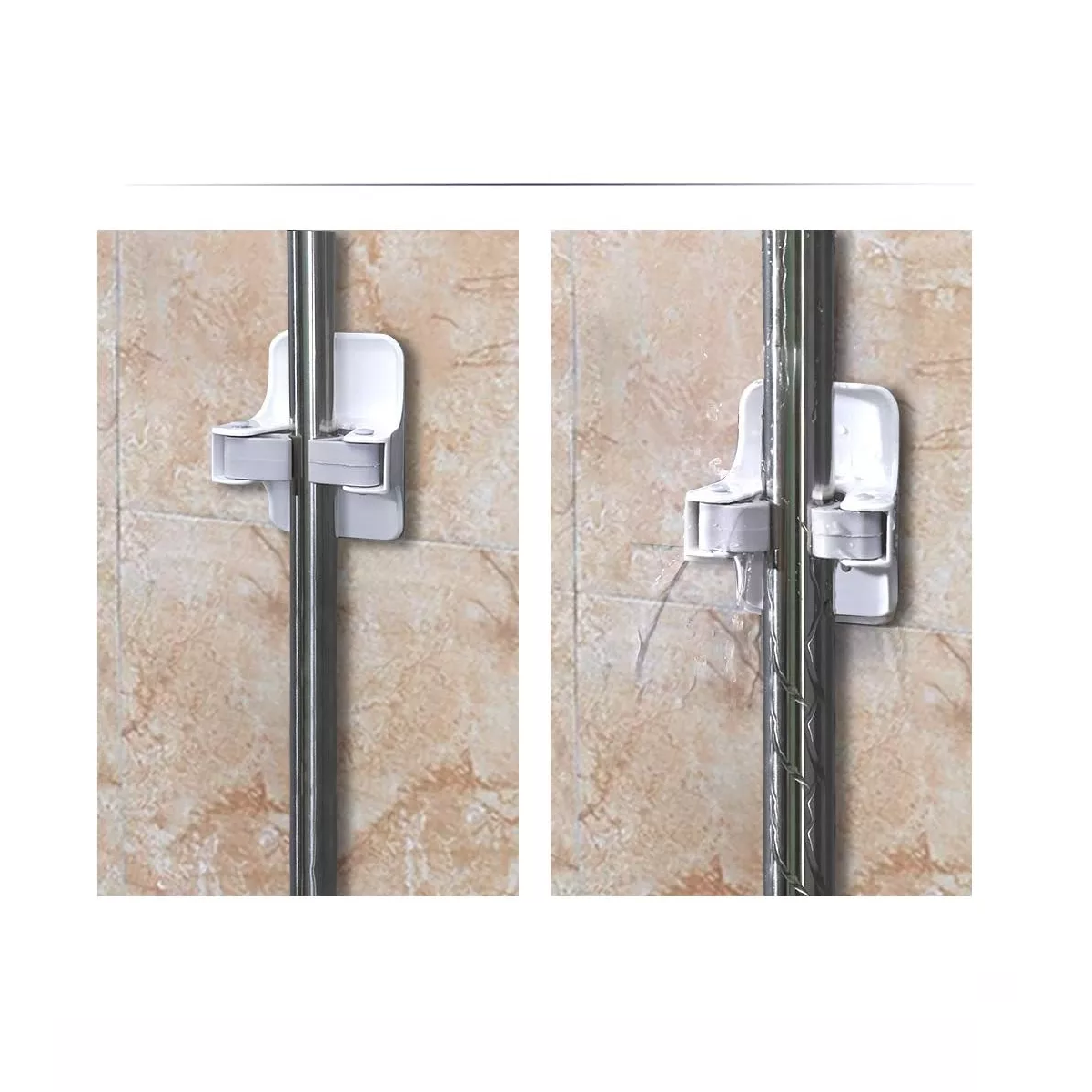 Foto 3 pulgar | Set Autoadhesivo Escobas Organizador Soporte Pared 4pieza Eo Safe Imports Esi-9977 Blanco