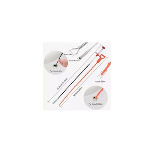 Foto 3 | Destapa Tuberias Y Cañerias Pinza Con Gancho Retráctil ,7pcs Eo Safe Imports Esi-15043 Naranja