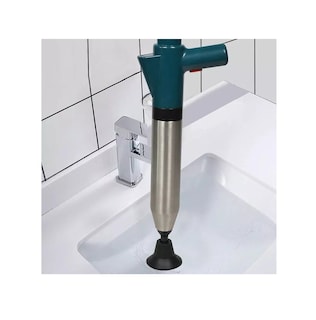 Foto 4 | Bomba Destapacaños para Tuberías Lavabo Drenaje Verde Oscuro