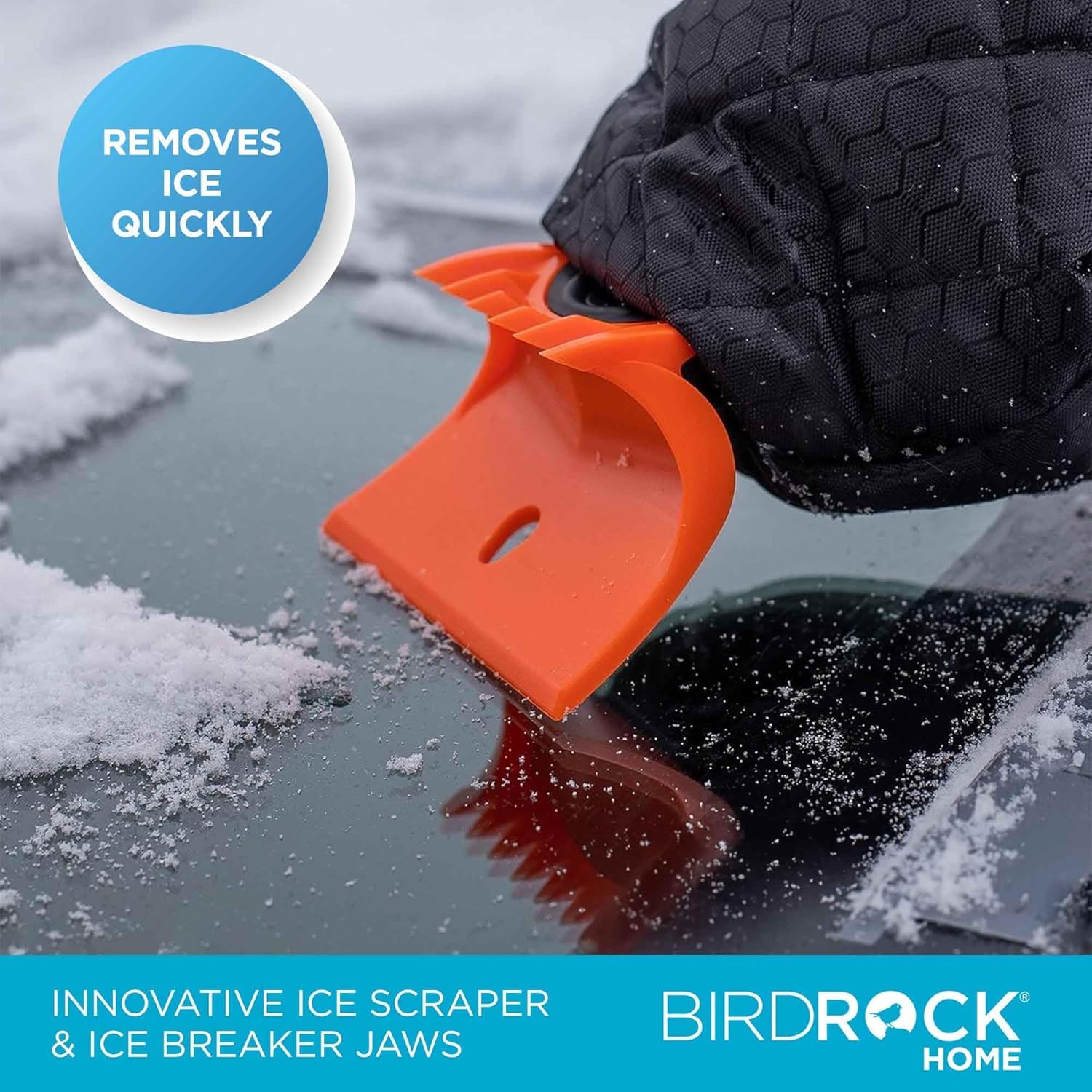 Foto 4 pulgar | Cepillo Para Nieve Birdrock Home, Extensible, 55 Cm, Con Guante Raspador De Hielo - Venta Internacional.