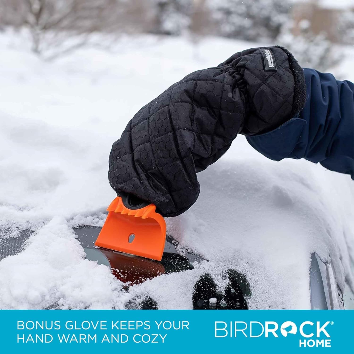 Foto 6 pulgar | Cepillo Para Nieve Birdrock Home, Extensible, 55 Cm, Con Guante Raspador De Hielo - Venta Internacional.