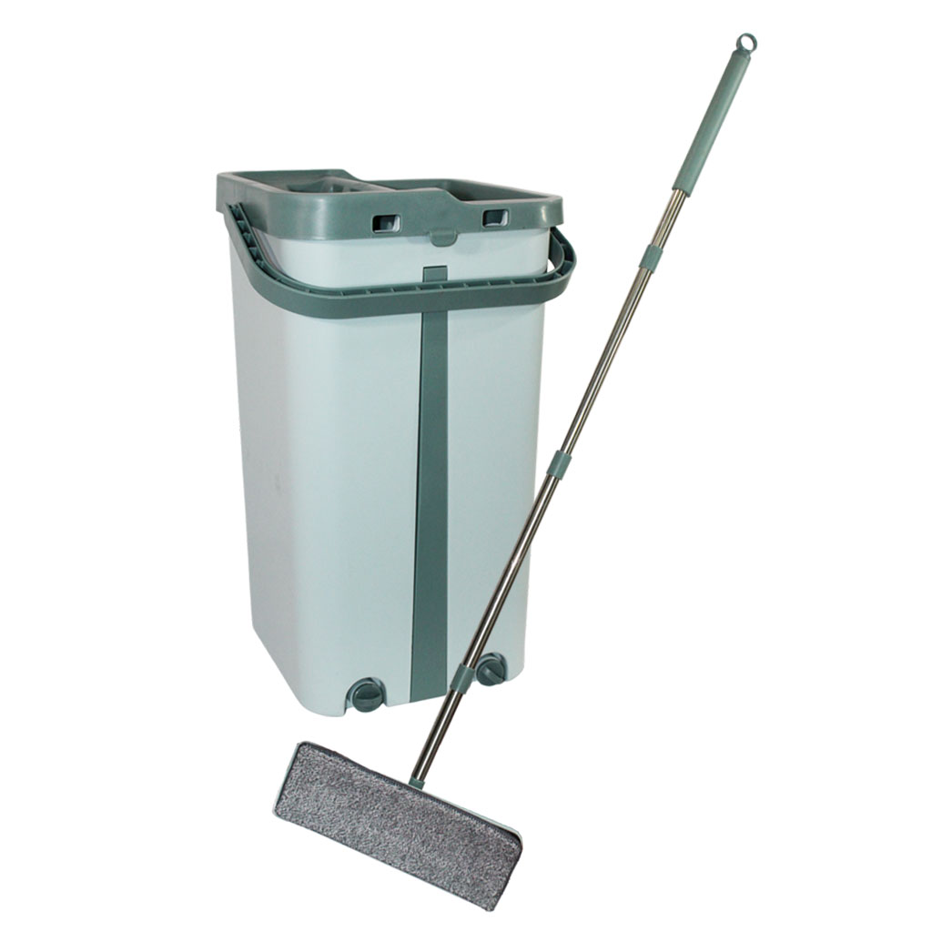 Trapeador y Cubeta Kecompras  Tipo Mop  color Verde
