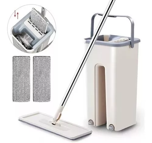 Foto 1 | Trapeador Exprimidor De Microfibra Para Limpieza Del Hogar