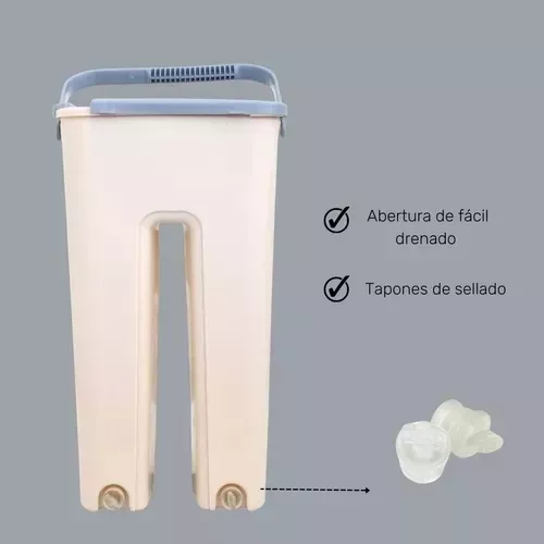 Foto 7 pulgar | Trapeador Exprimidor De Microfibra Para Limpieza Del Hogar