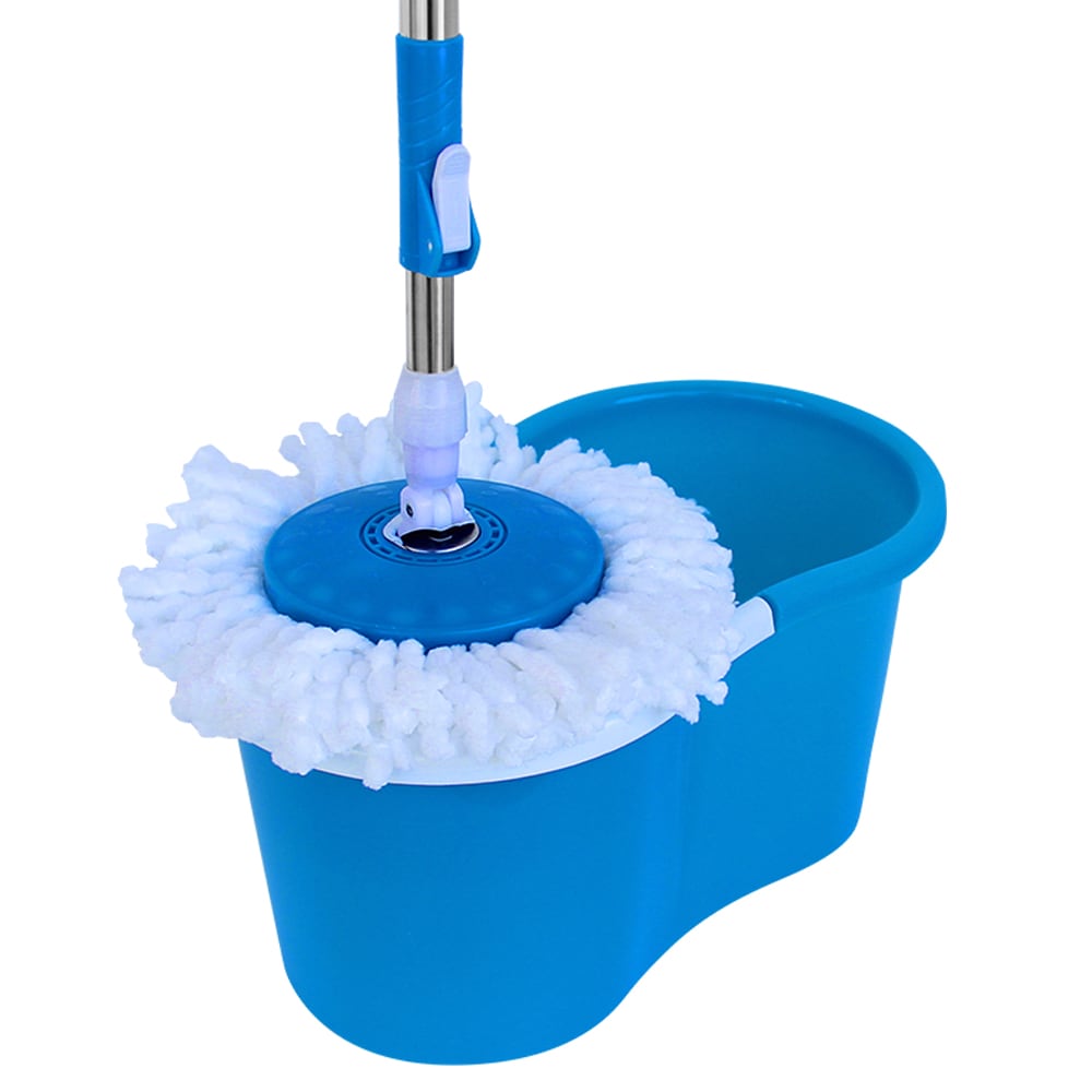 Trapeador Giratorio Spin Mop 360° Azul | Coppel.com